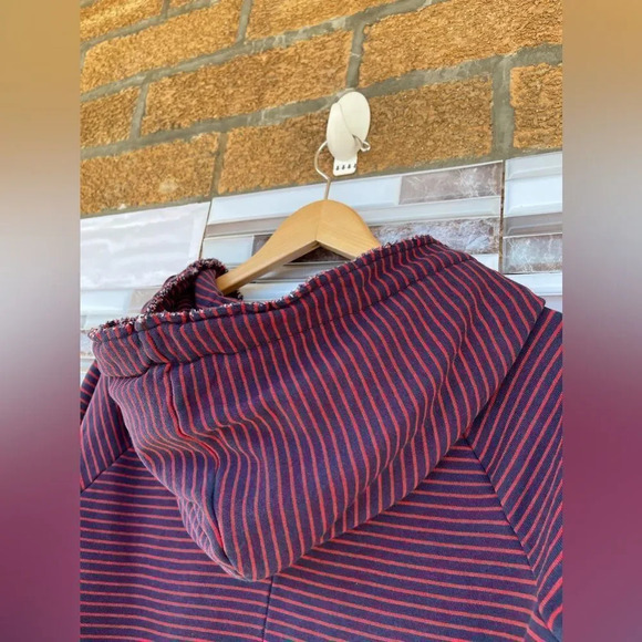 NSF Stripes Print Zip Up Jacket small - Picture 7 of 11